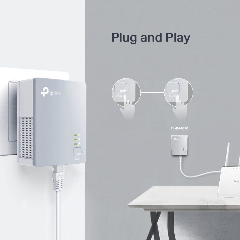 tp-link TL-PA4010 KIT LAN-Router, Plug & Play