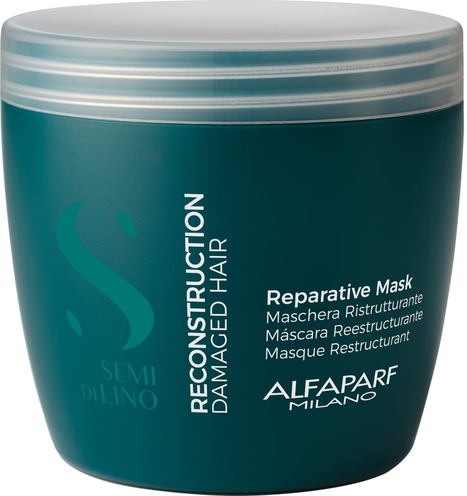 Alfaparf Milano Haarmaske Alfaparf Milano Semi Di Lino Reconstruction Reparative Mask 500ml