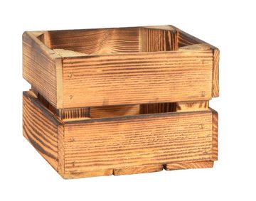 CHICCIE Holzkiste Regale Geflammt 22x20x15cm - Kiste Box (1 St)