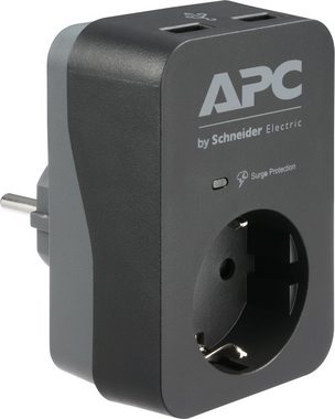 APC Steckdose SurgeArrest 1 Outlet 2USB Black 230V, 1-St.