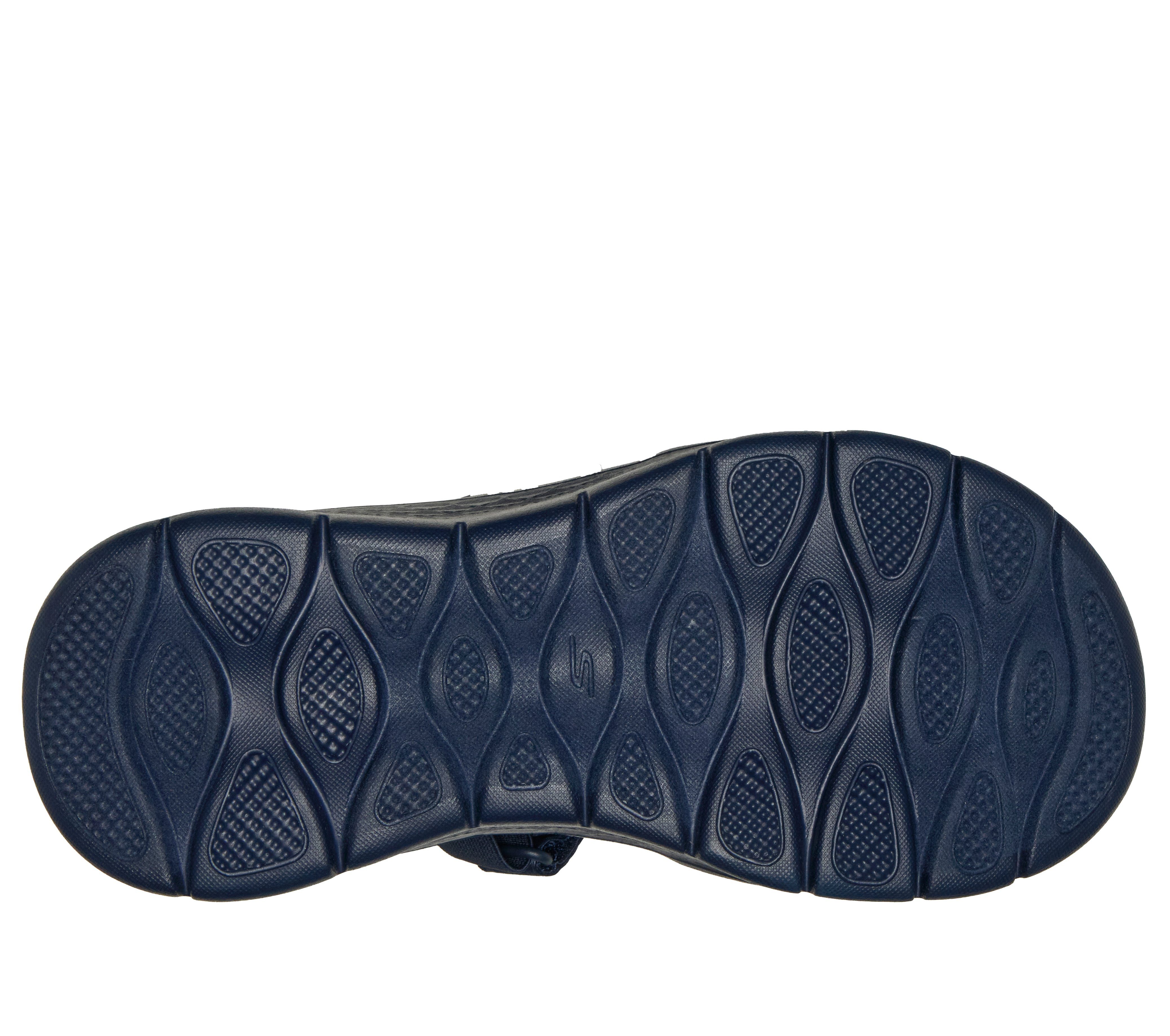 Skechers GO WALK FLEX SANDAL-EASY ENTRY Sandale Sommerschuh, Sandalette, Slip-In mit atmungsaktiver Goga Mat Sohle