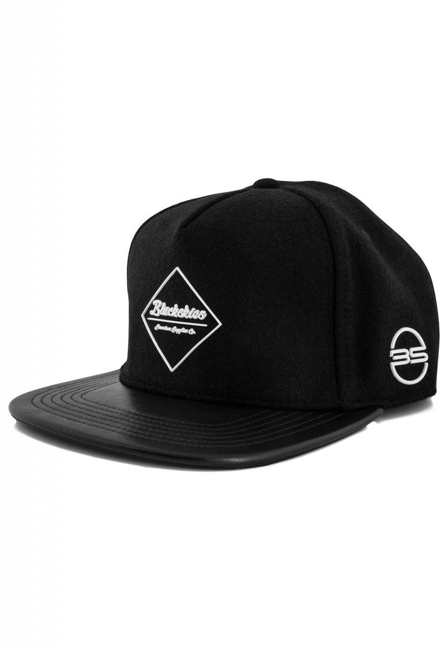Blackskies Snapback Cap Ancient Gods Snapback Cap Amun - Schwarz-Schwarz-Flannel