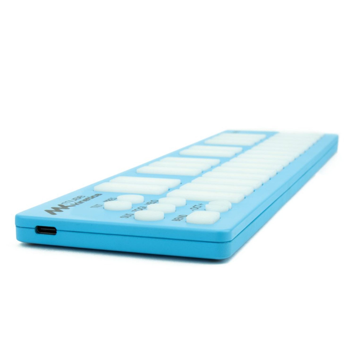 Keith McMillen Muse Kinetics MIDI-Controller K-Board Aqua Digitales Aufnahmegerät (Tragbarer Mini-MPE-MIDI-Keyboard-Controller)