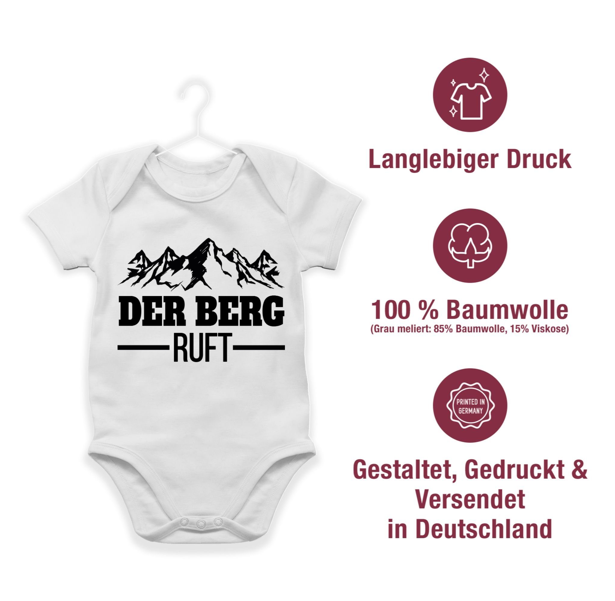schwarz Baby - Sport ruft Bewegung Weiß & 3 Shirtbody Berg Shirtracer Der