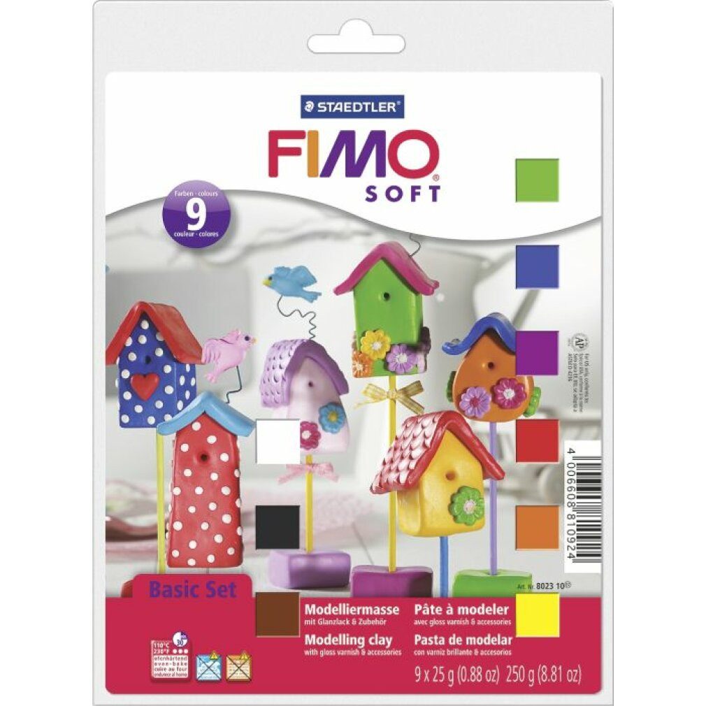 Knete FIMO Grundkasten 9 Blöcke