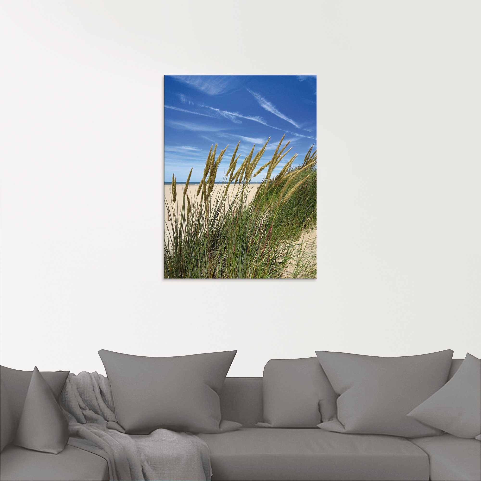 Artland Glasbild »Blühendes Strandgras«, Strand (1 Stück)-kaufen