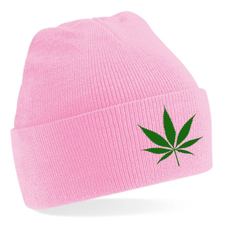 Erwachsenen Blondie Brownie Mütze Beanie Cannabis 420 Unisex & Rosa