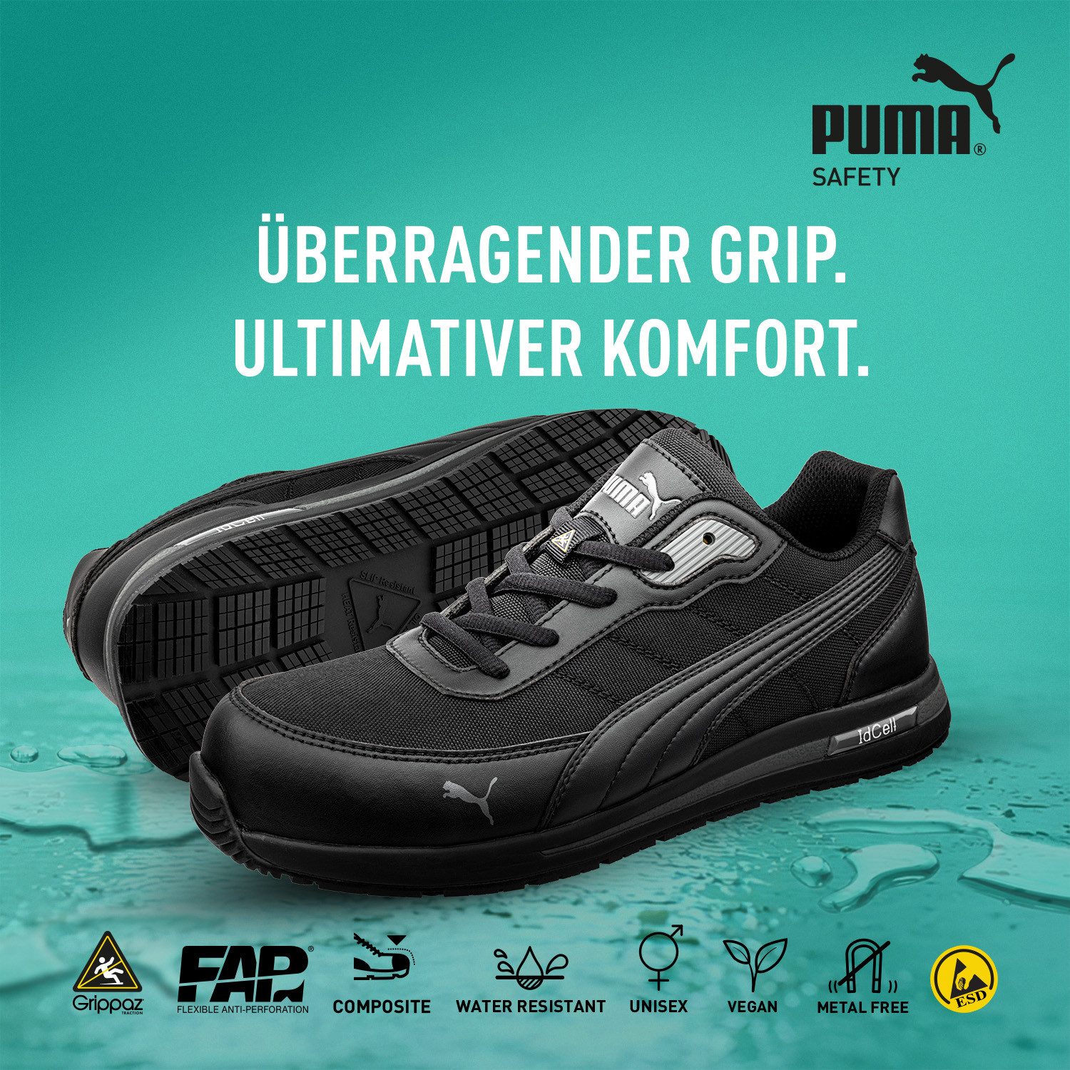 PUMA Safety EPIK BLK LOW Arbeitsschuh
