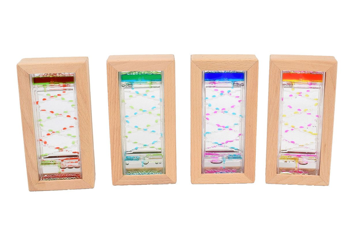 CHiLA Sanduhr Sanduhr Flüssig Treppe klein - Holz einzeln