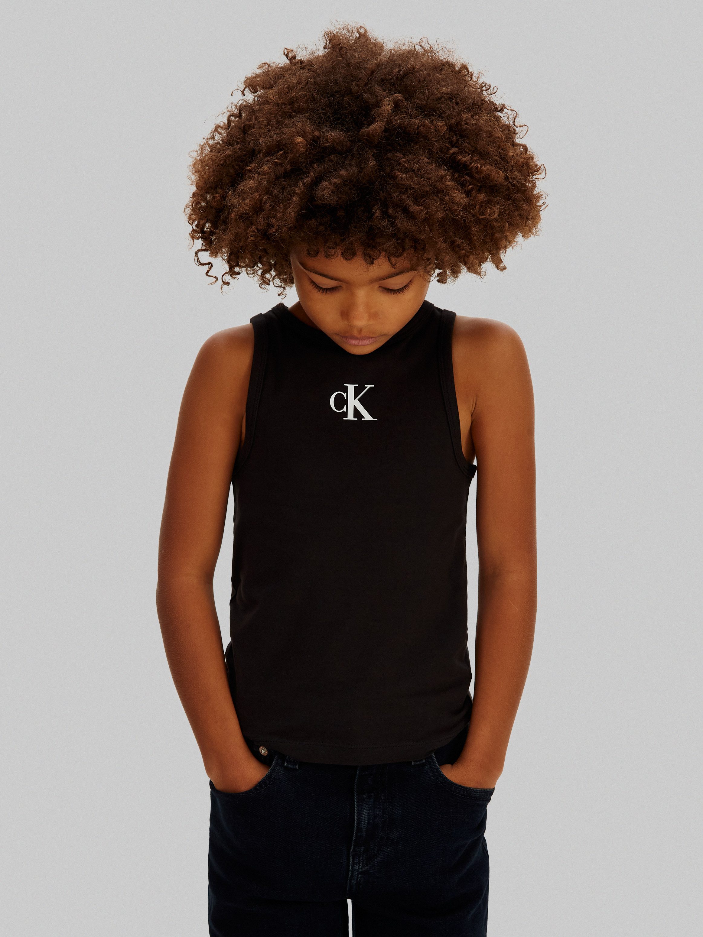 Calvin Klein Jeans Tanktop LOGO TANK TOP Regular fit für Kinder, mit Logoschriftzug