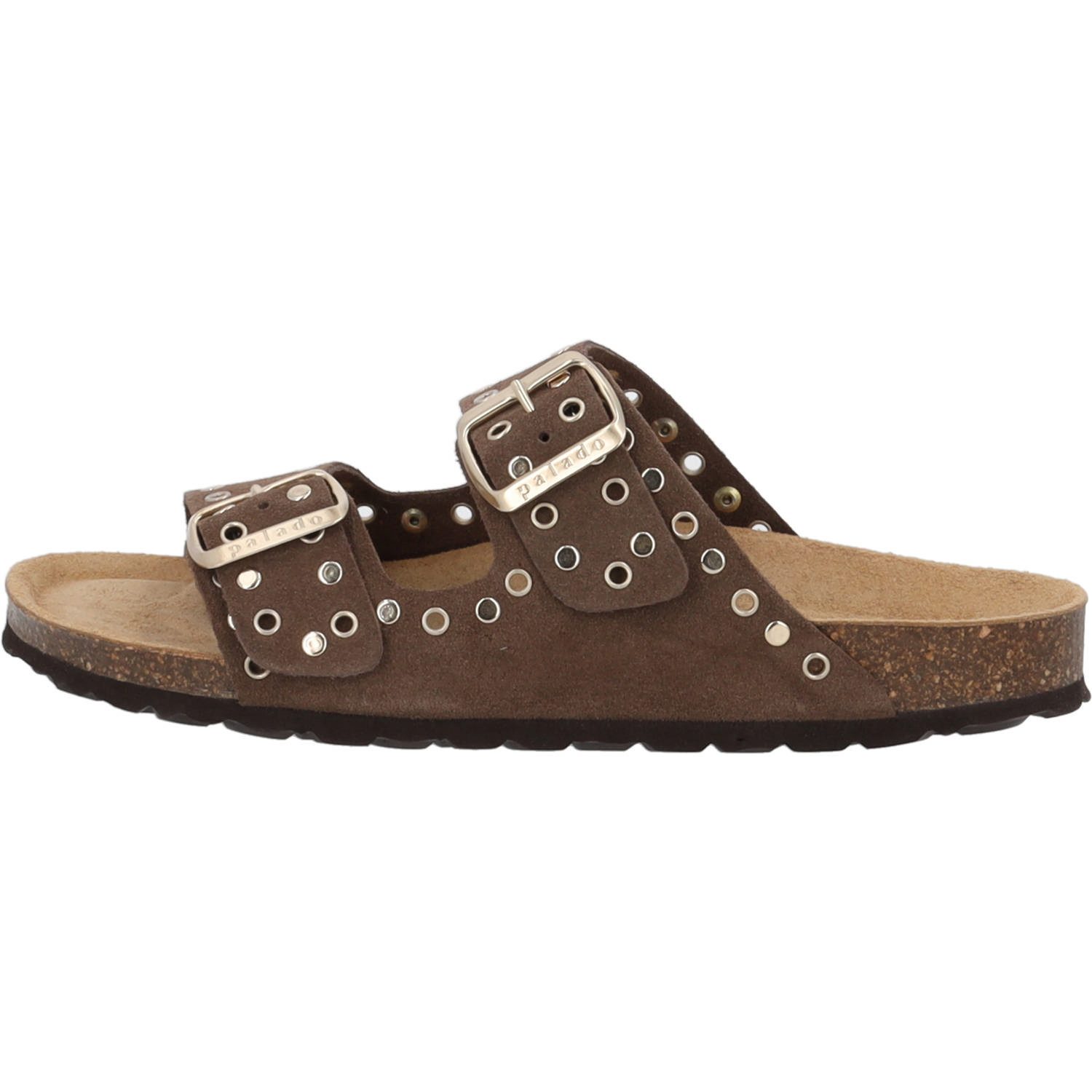 Palado Korfu Bistud Suede Premium Leather Pantolette