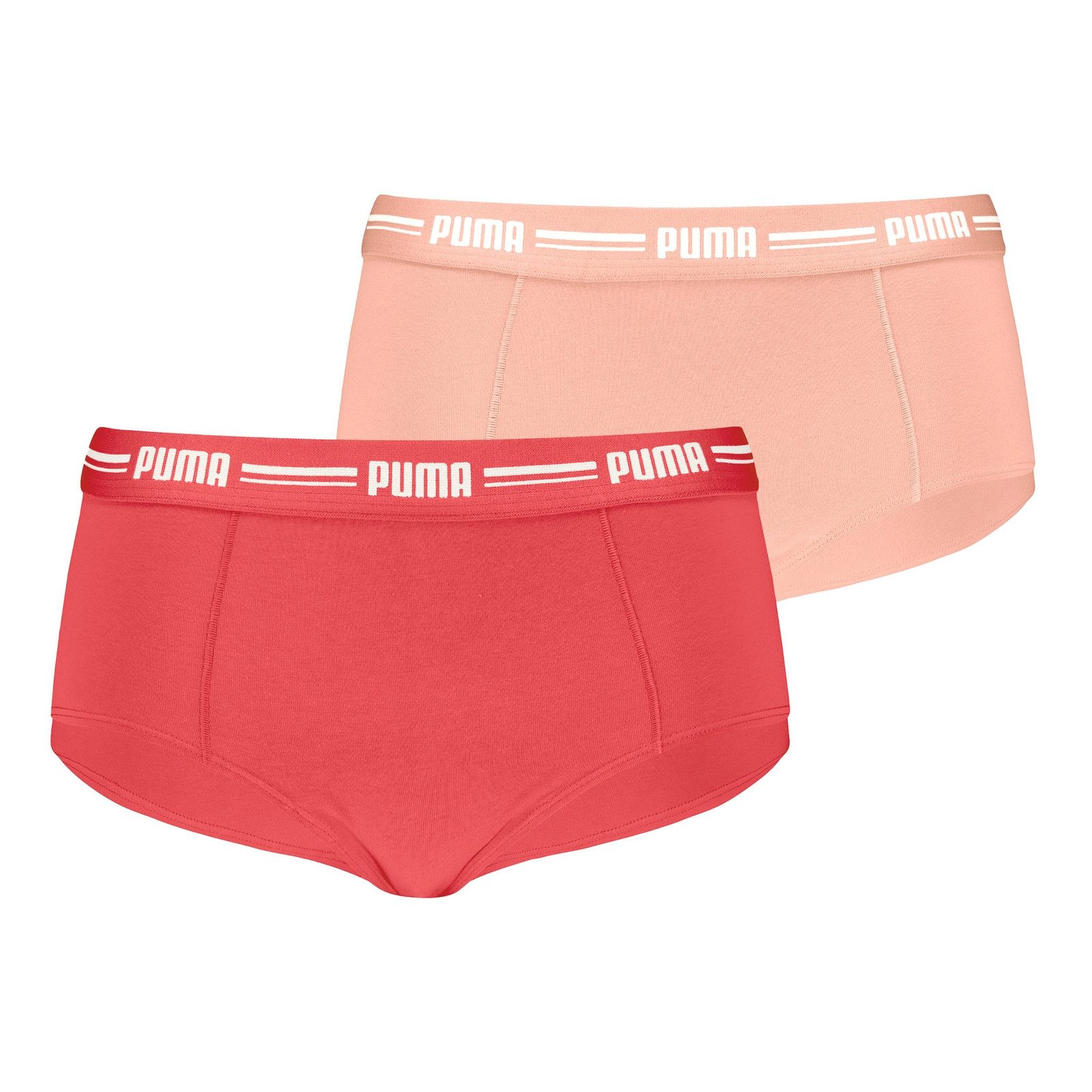 PUMA Panty Mini Shorts (2-St., 2er Set) mit umlaufendem Markenschriftzug am günstig online kaufen