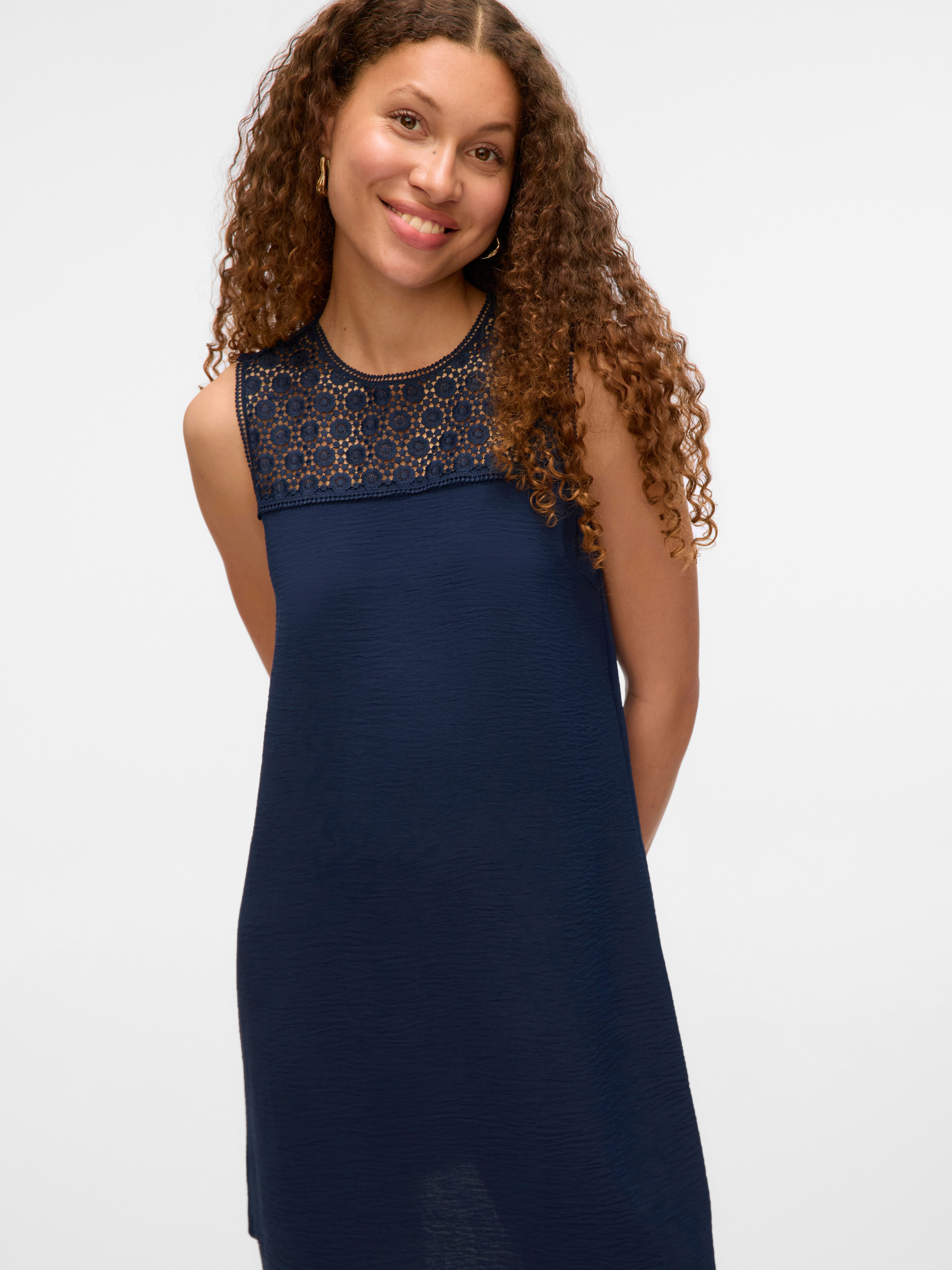 Vero Moda Minikleid VMALVA CROCHET SHORT günstig online kaufen