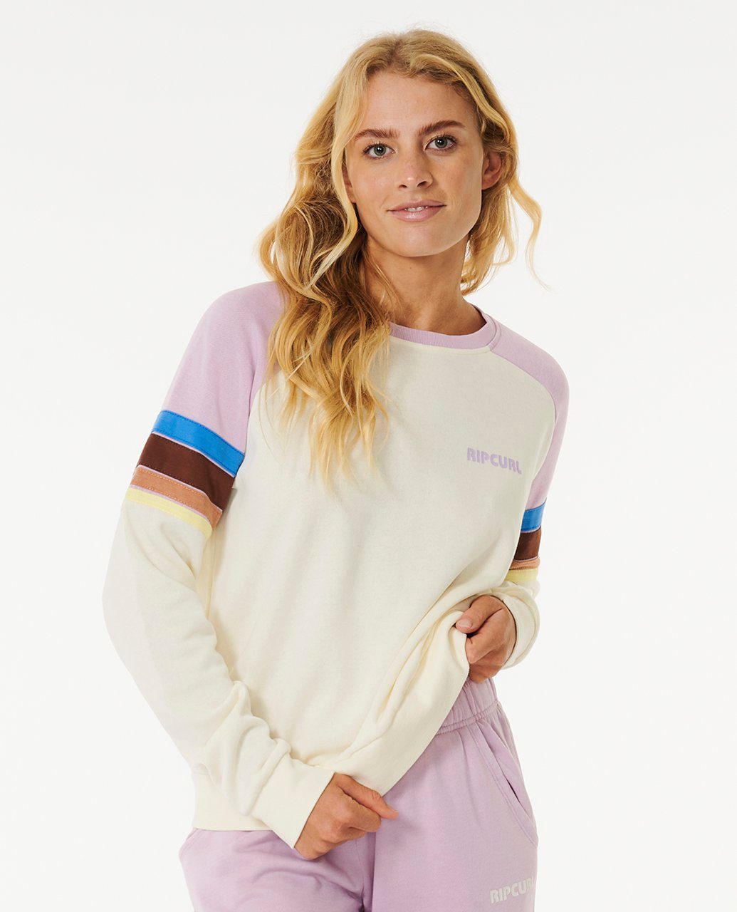 Rip Curl Sweatshirt Mit Rundhalsausschnitt Modell 'WETSUIT ICON