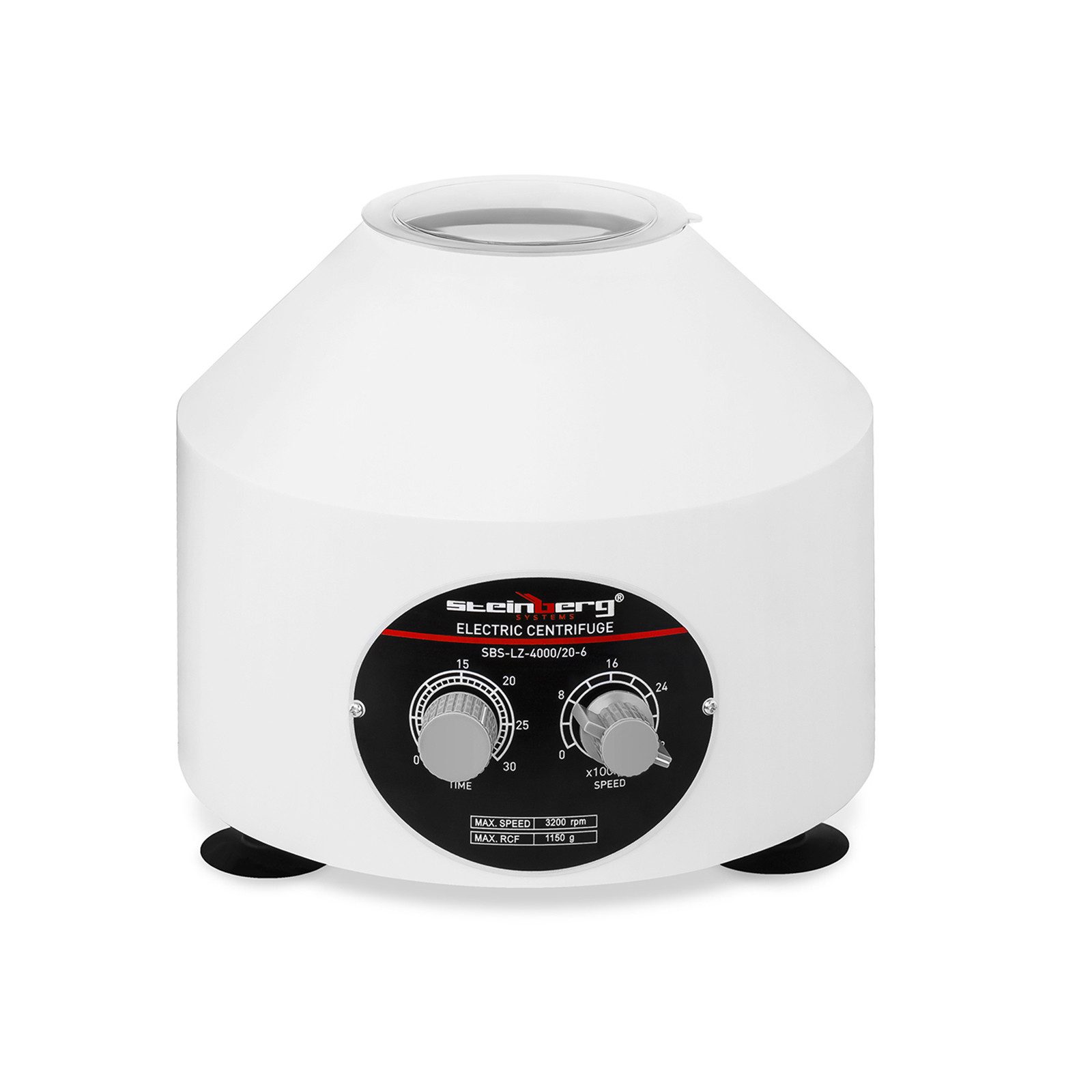 Steinberg Systems Laborzentrifuge 6 x 20 ml Tischzentrifuge RZB 1200xg Winkelrotor 3200 U/min 110W Labor