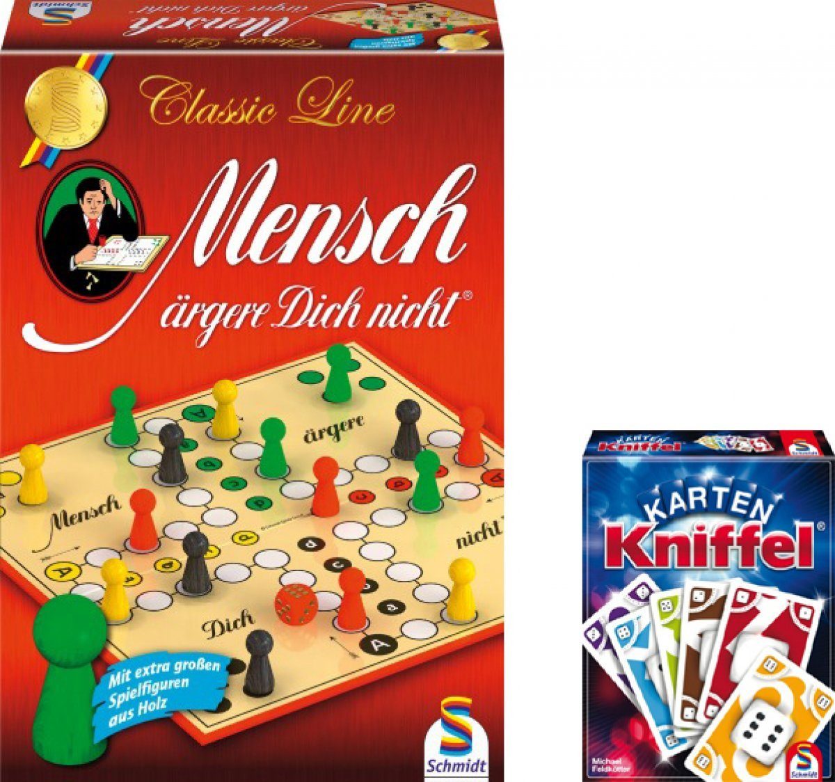 Schmidt Spiele Spielesammlung Mädn Classic line+ Kniffel