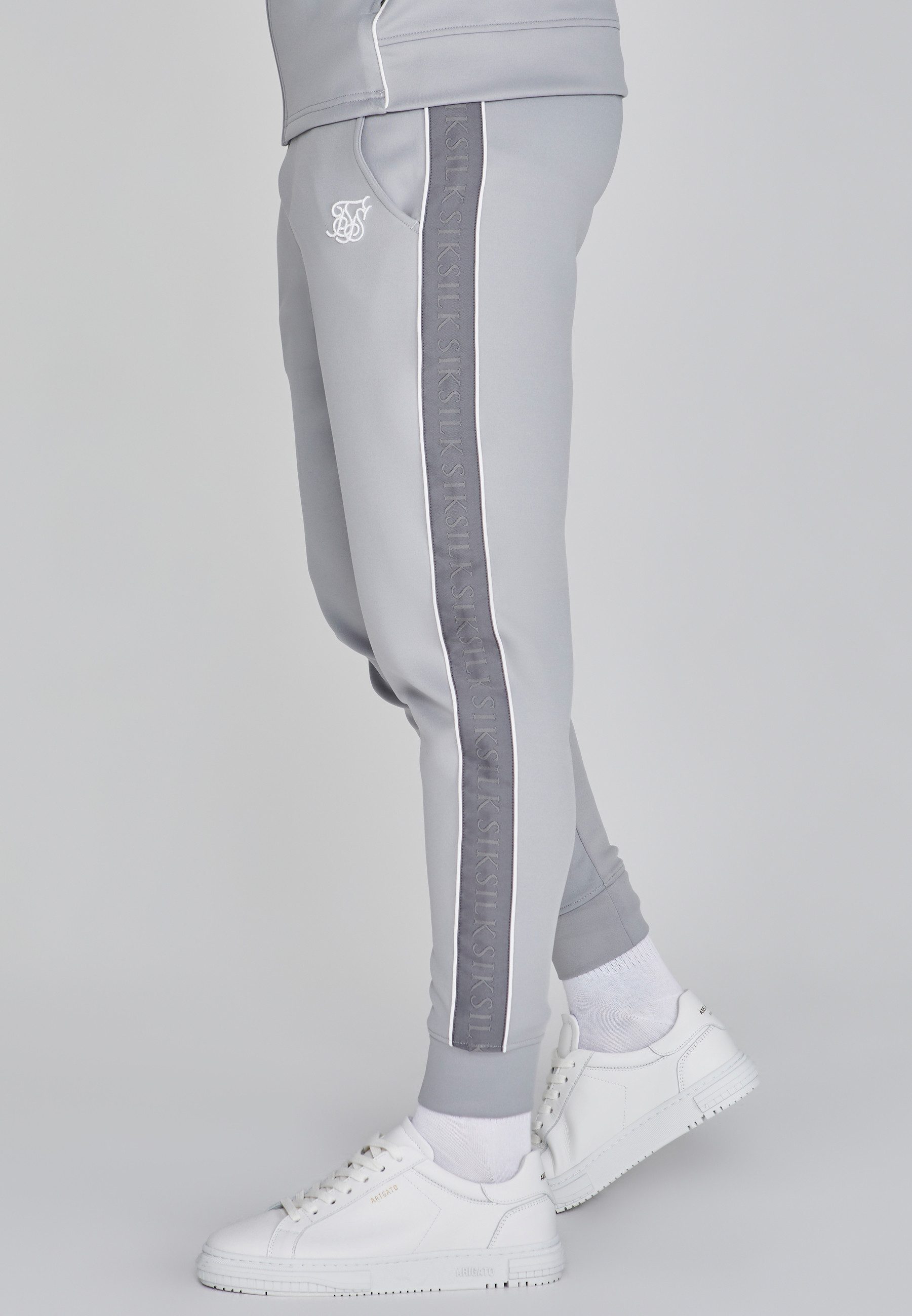 Siksilk Sweatanzug SikSilk Herren Grauer Trainingsanzug günstig online kaufen