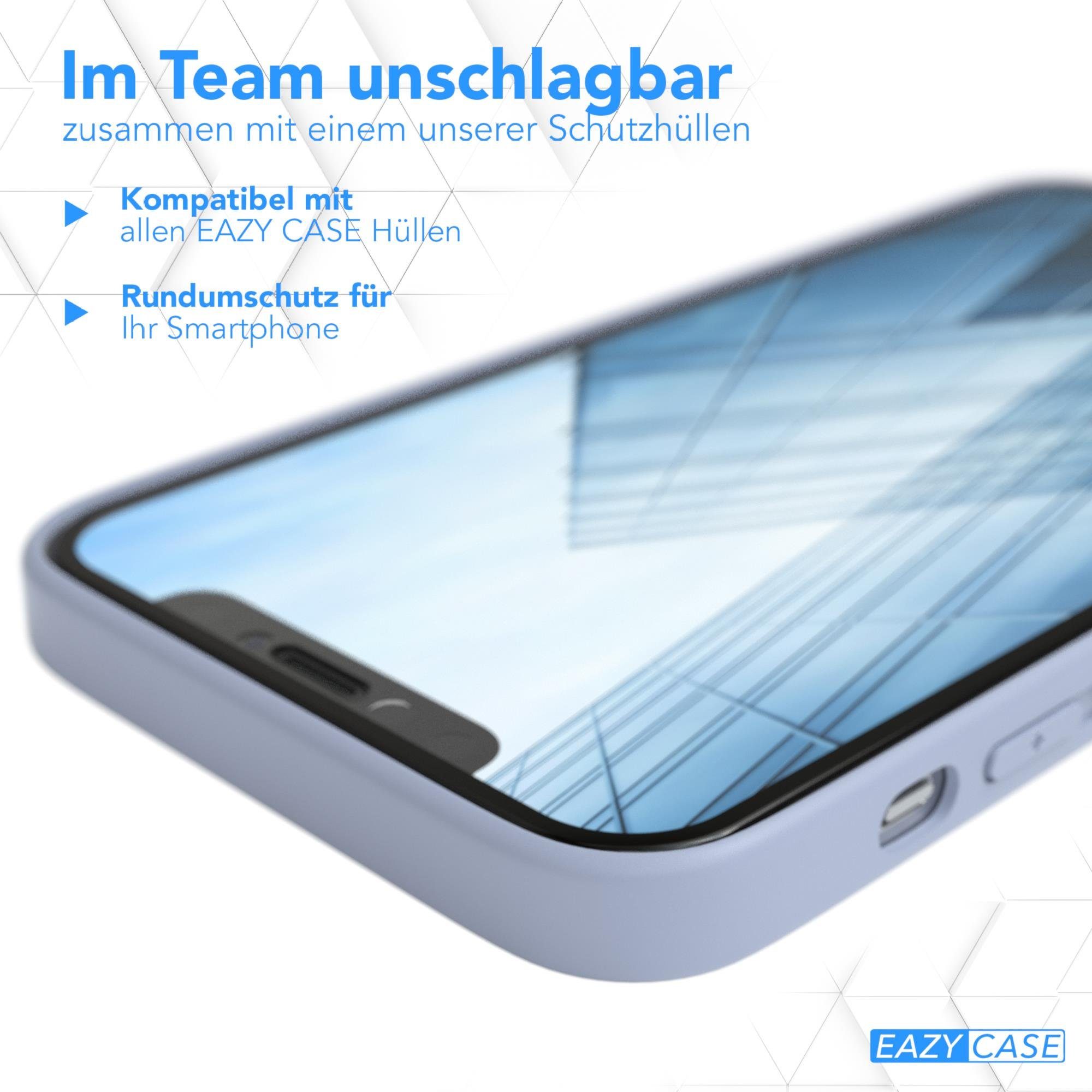 EAZY CASE Displayschutzfolie 2x Schutzglas für Apple iPhone 12 / iPhone 12 Pro, Bildschirmschutz Display Glasfolie 6,1 Zoll Panzerglas Glas 9H Folie – Bild 4 von 5