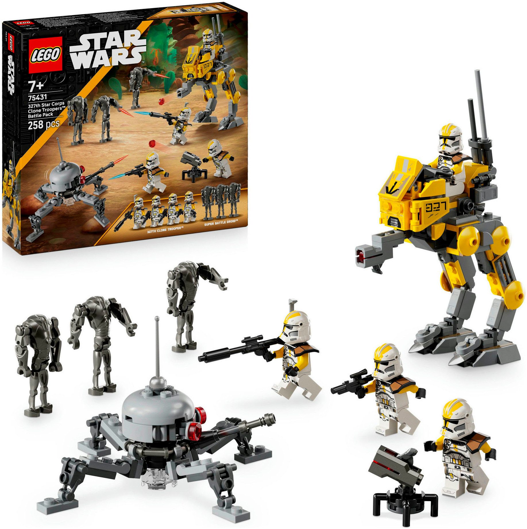 Klonsoldaten des 327. Sternenkorps Battle Pack (75431) Konstruktionsspielsteine