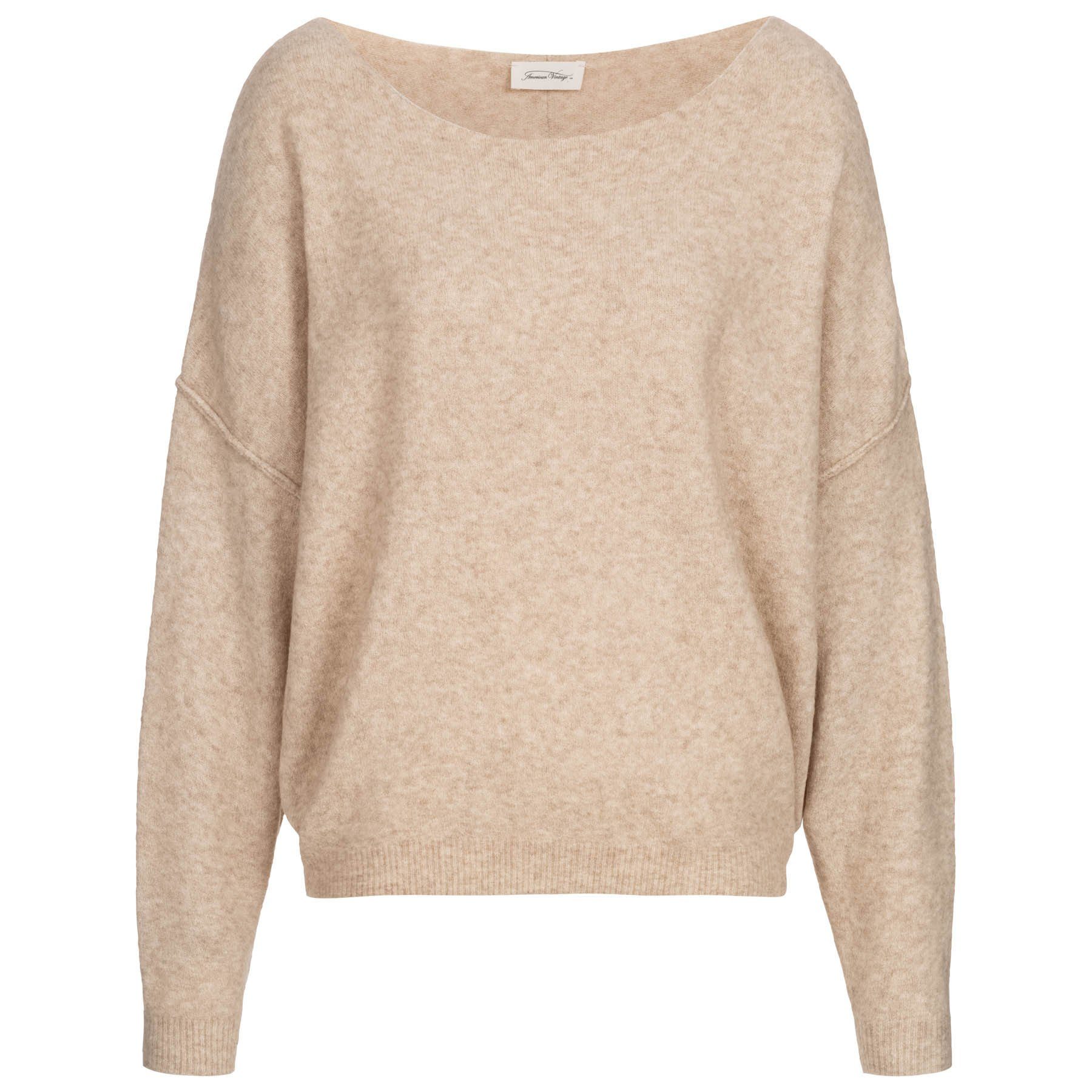 American Vintage Strickpullover Oversized Oversized Pullover DAMSVILLE mit Wolle