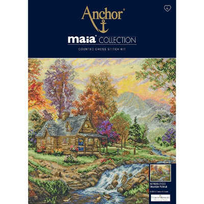 Anchor Kreativset Anchor Maia Collection Kreuzstich-Set "Bergrückzug", Zählmuster, (embroidery kit)
