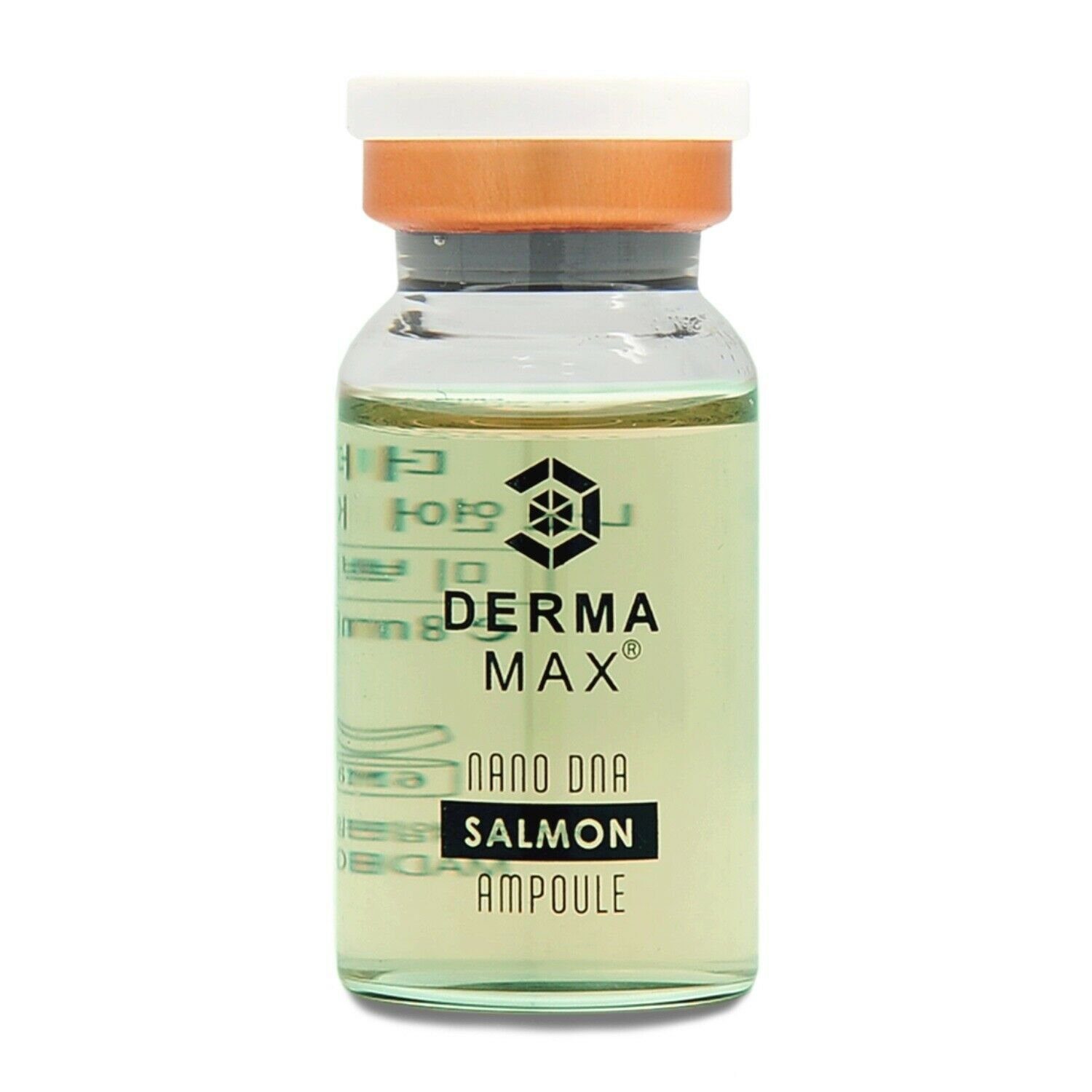 Dermamax Gesichtsserum DERMAMAX Booster Serum Premium Treatment Ampulle Ideal für Microneedling mit Dermaroller, Dermapen oder MTS speziell für Problemhaut SALMON 8ml