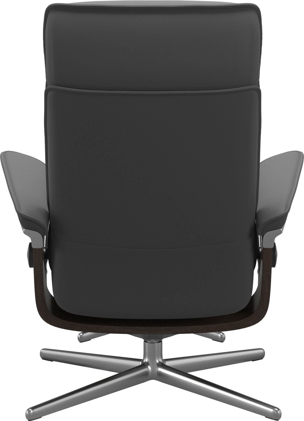 Stressless® Relaxsessel Admiral (Set, Relaxsessel inkl. Hocker), mit Cross Base, Größe M & L, Holzakzent Wenge