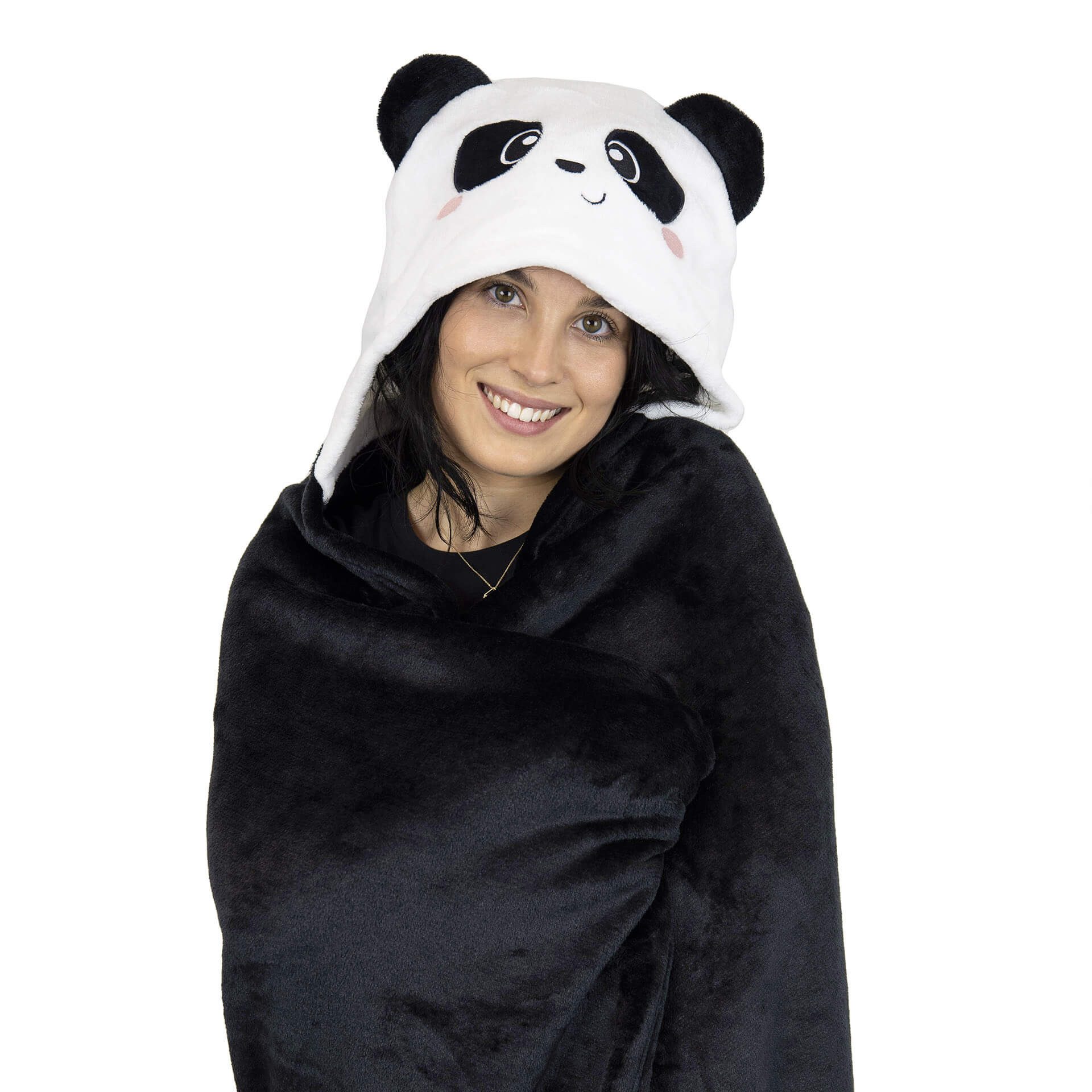 Legami Wärmekissen Decke Mit Kapuze - Cosy Hugs - Panda