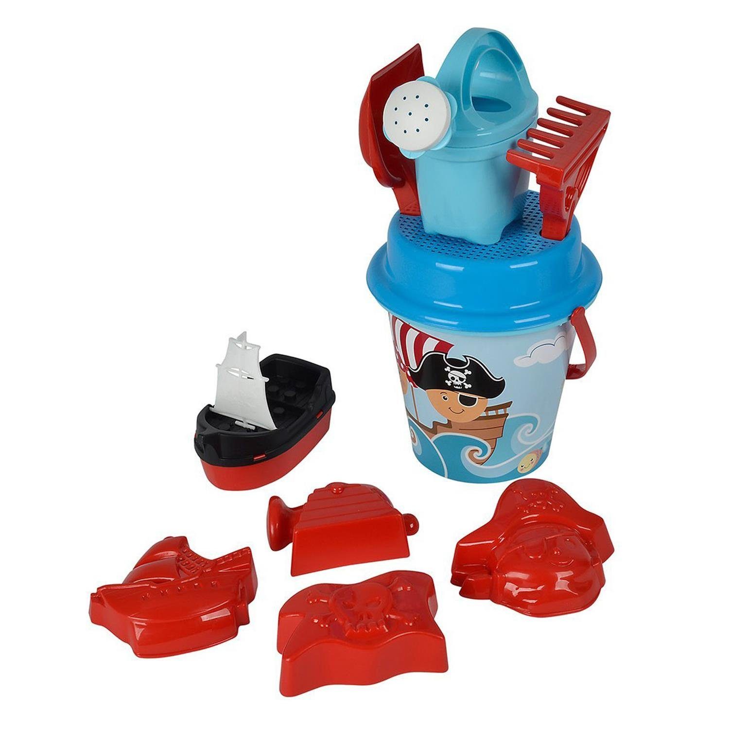 Simba Dickie Sandkasten 107114085 Eimergarnitur Pirat in Tasche