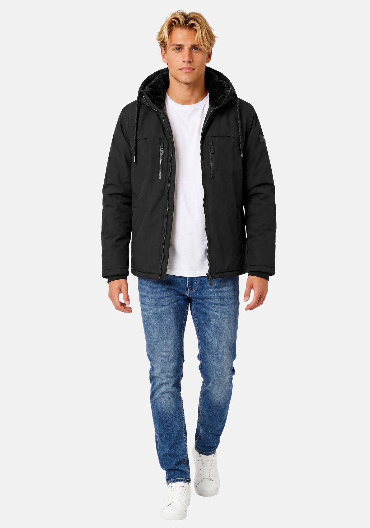 Alessandro Salvarini Winterjacke ASMori mit warmem Teddyfell
