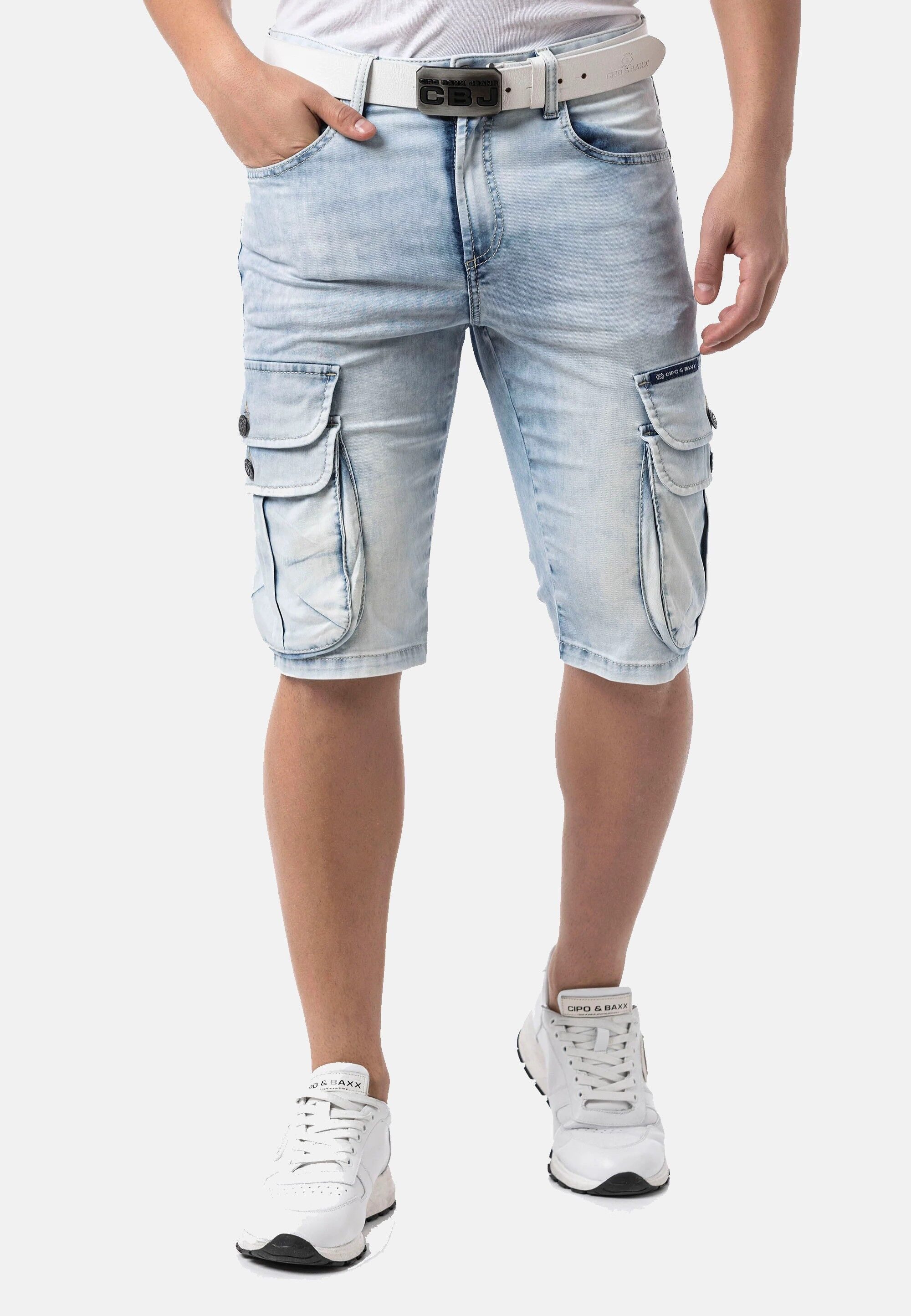 Cipo & Baxx Cargohose CK306 Mit praktischen Cargotaschen