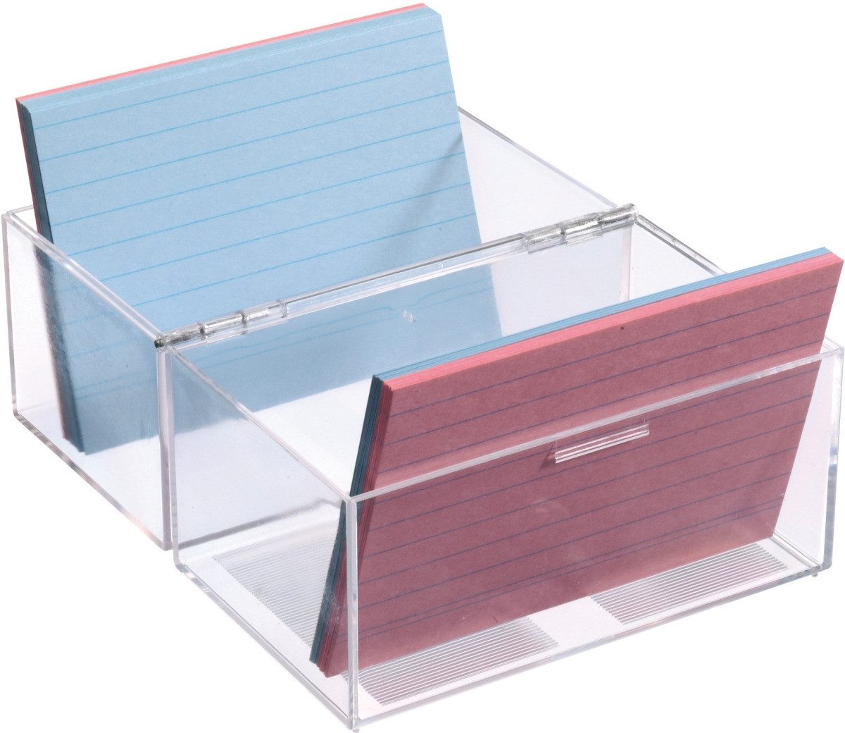 Herlitz Karteikasten Karteikasten Profiline A7 quer transparent