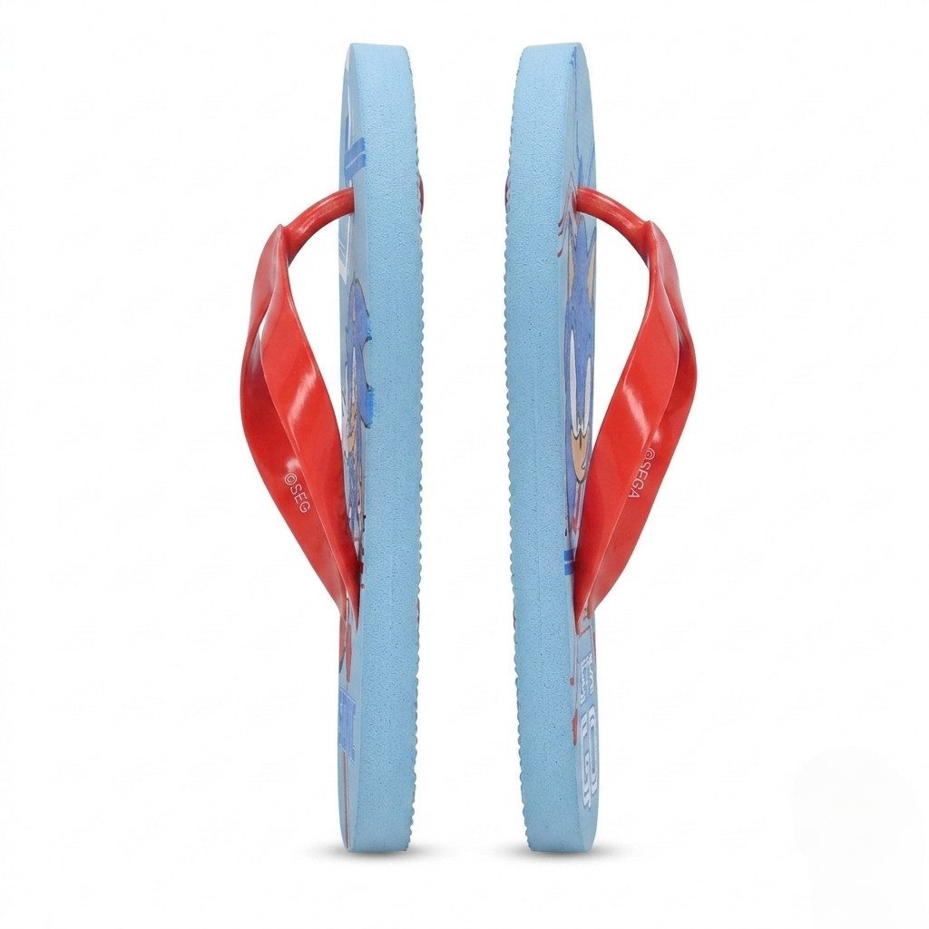 Sonic The Hedgehog Sonic The Hedgehog Flip Flops Sandalen Zehentrenner Gr. 26-34 Zehentrenner