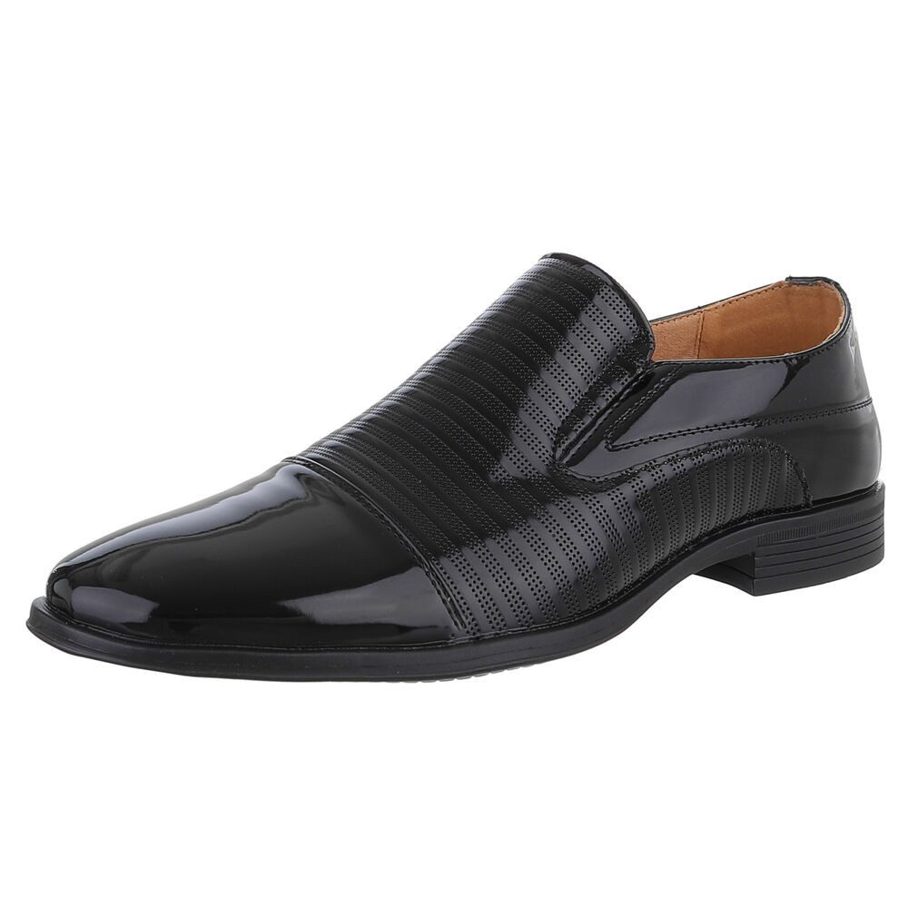 Eleganter Herrenschuh aus Kunstleder im Slipper-Stil Slipper