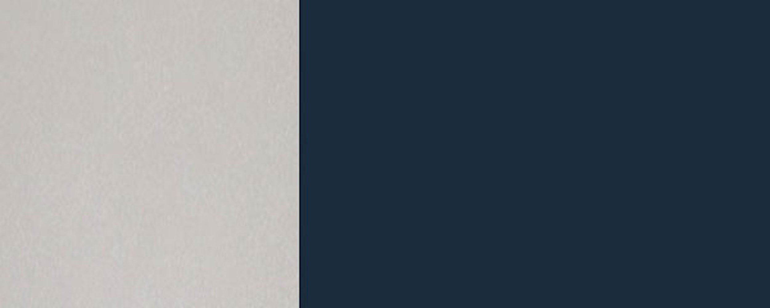 Feldmann-Wohnen Unterschrank Tivoli RAL 2-trg 5011 &Sprossen & 90cm (glasklar) Front- Korpusfarbe (Tivoli) matt stahlblau Glasfront wählbar
