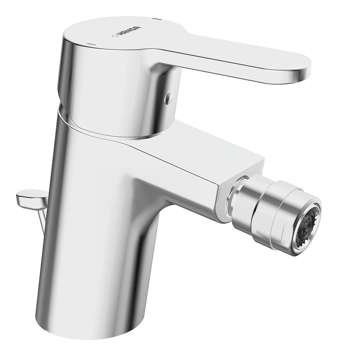 HANSA Bidetarmatur Hansaprimo Einhand-Einlochbatterie f. Sitzwaschbecken m. Zugstangen
