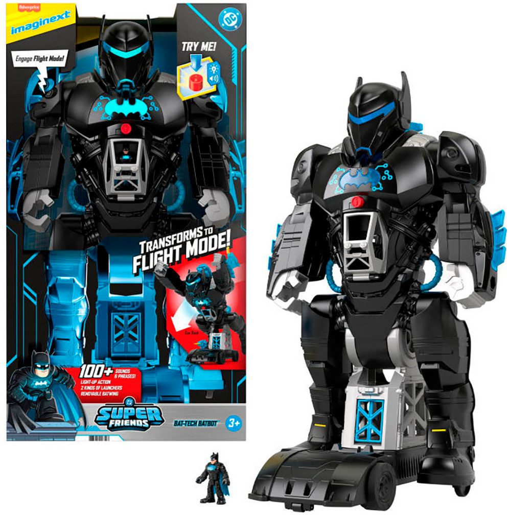 Actionfigur Imaginext DC Super Friends Tech Batbot