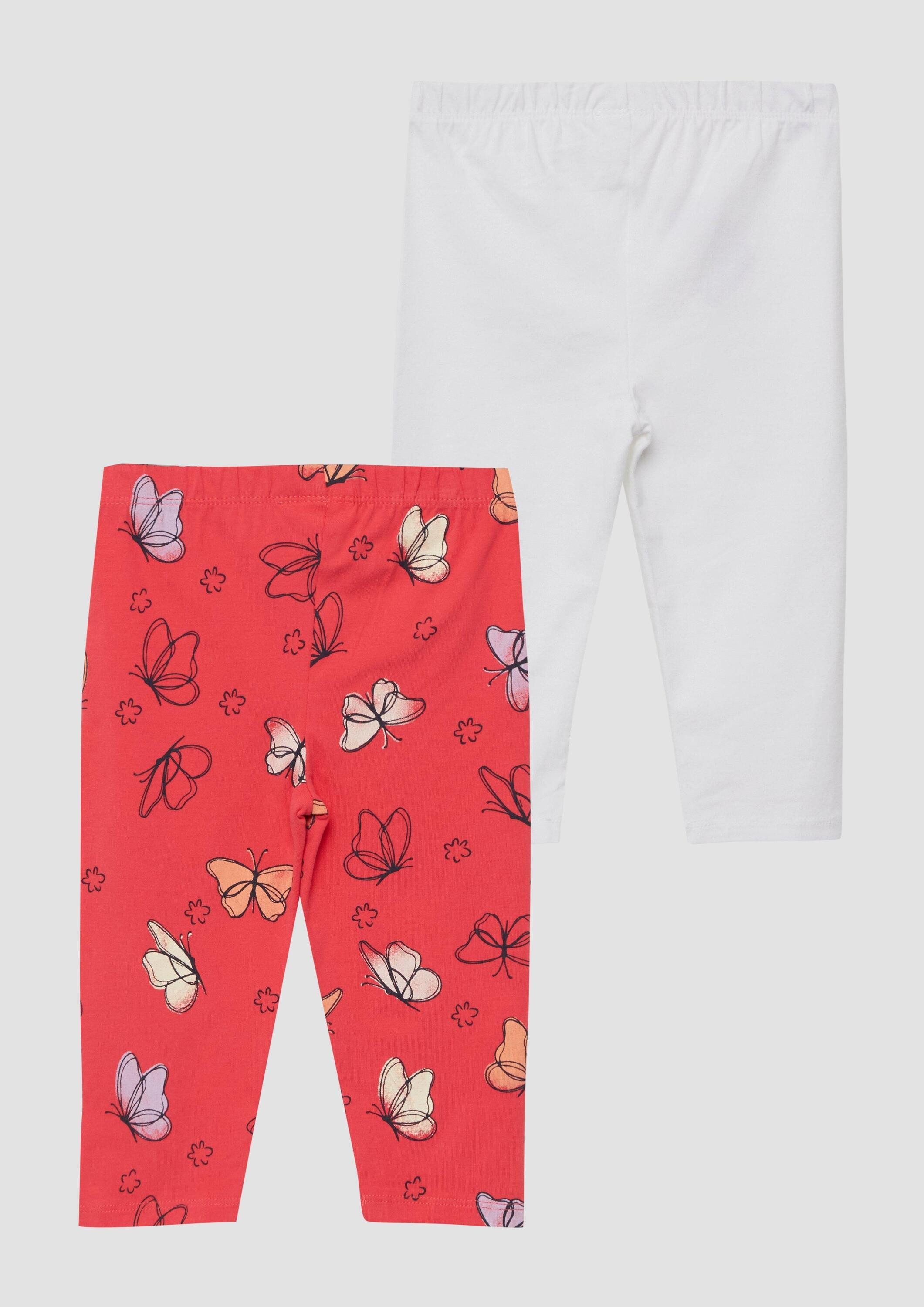 s.Oliver Leggings Leggings 2er-Pack Capri-Leggings