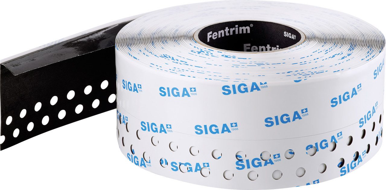 Dämmstoffdübel Siga Klebeband Fentrim 2 15 m x 10 cm weiß