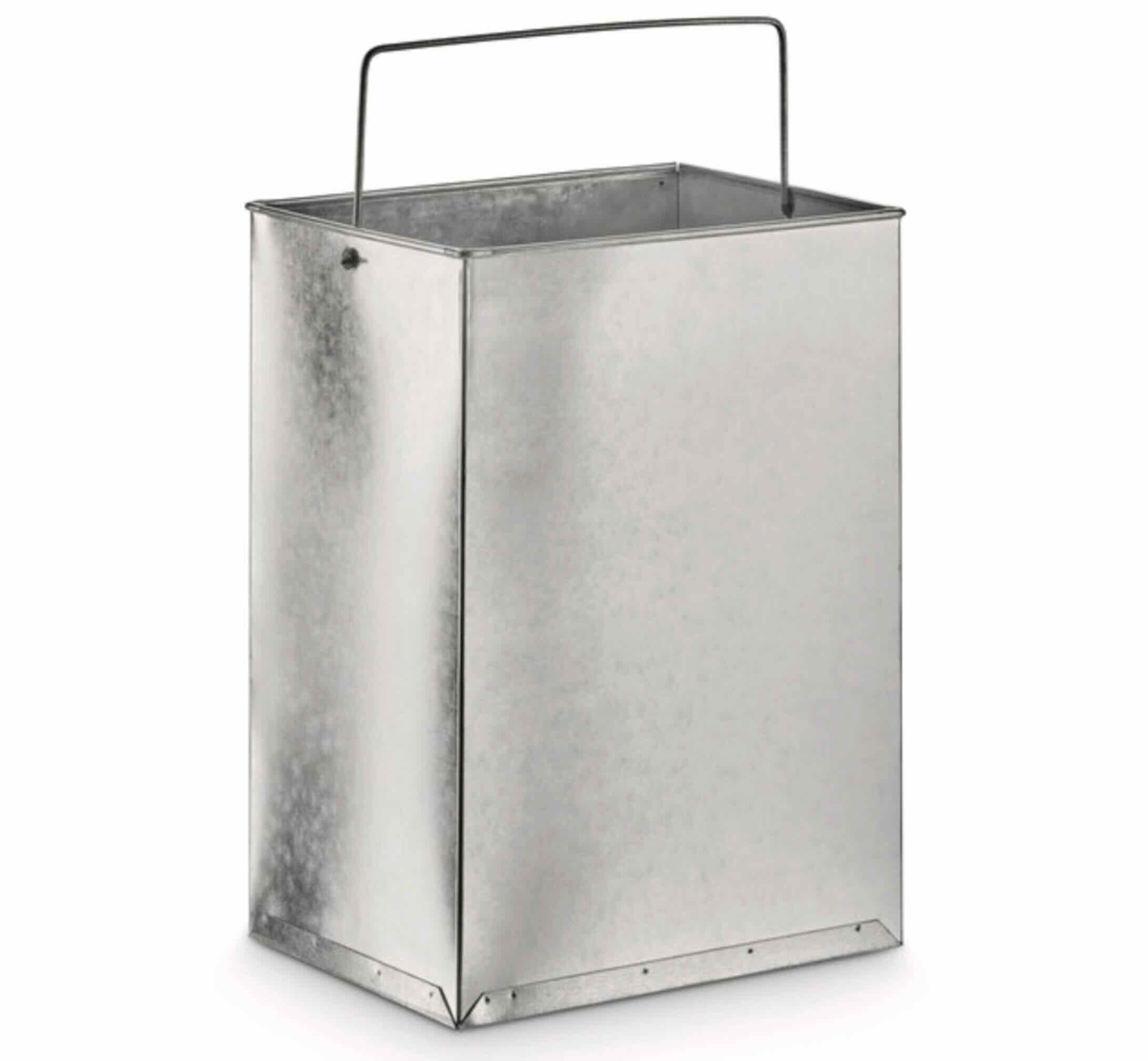 WESCO Einbaumülleimer WESCO® Einsatz 19 ltr. verzinkt zu Standascher 19
