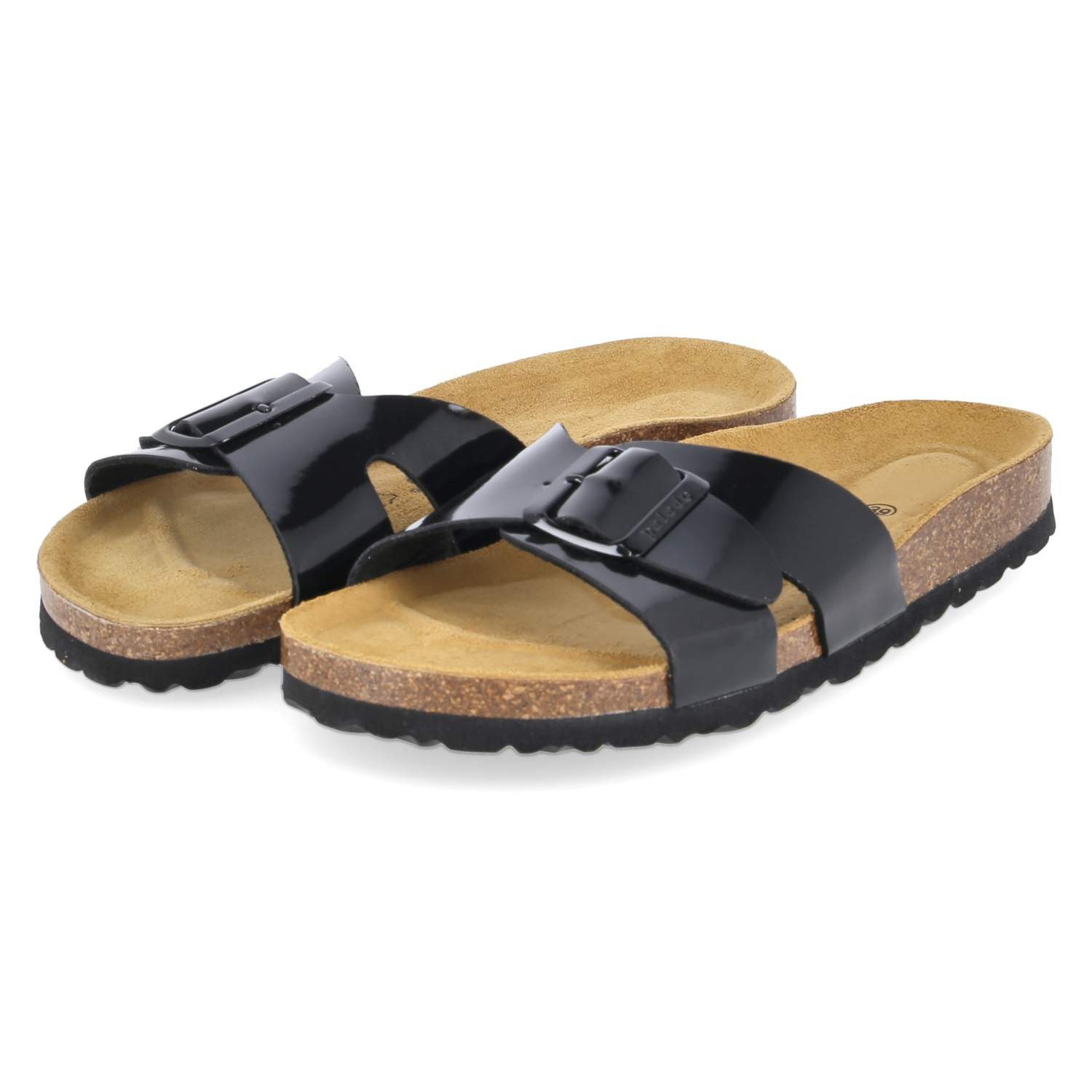 Palado Palado 1944-352-01 Damen Synthetik schwarz Pantolette günstig online kaufen