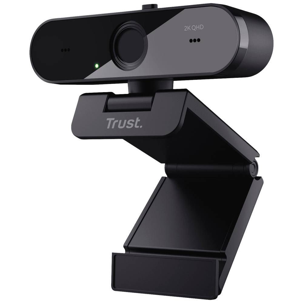 Trust QHD-Webcam (Standfuß, Webcam Klemm-Halterung) TW-250