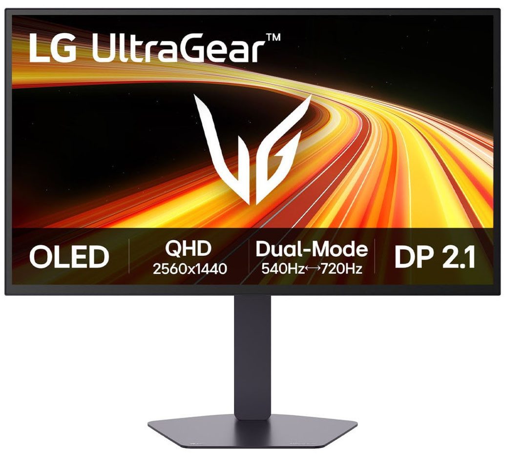 LG 27GX790B Tandem-OLED der 4. Generation Gaming-Monitor (67 cm/27 ", 2560 x 1440 px, Quad HD, 0,03 ms Reaktionszeit, 540 Hz, OLED, 540Hz - 720Hz Dual Mode)