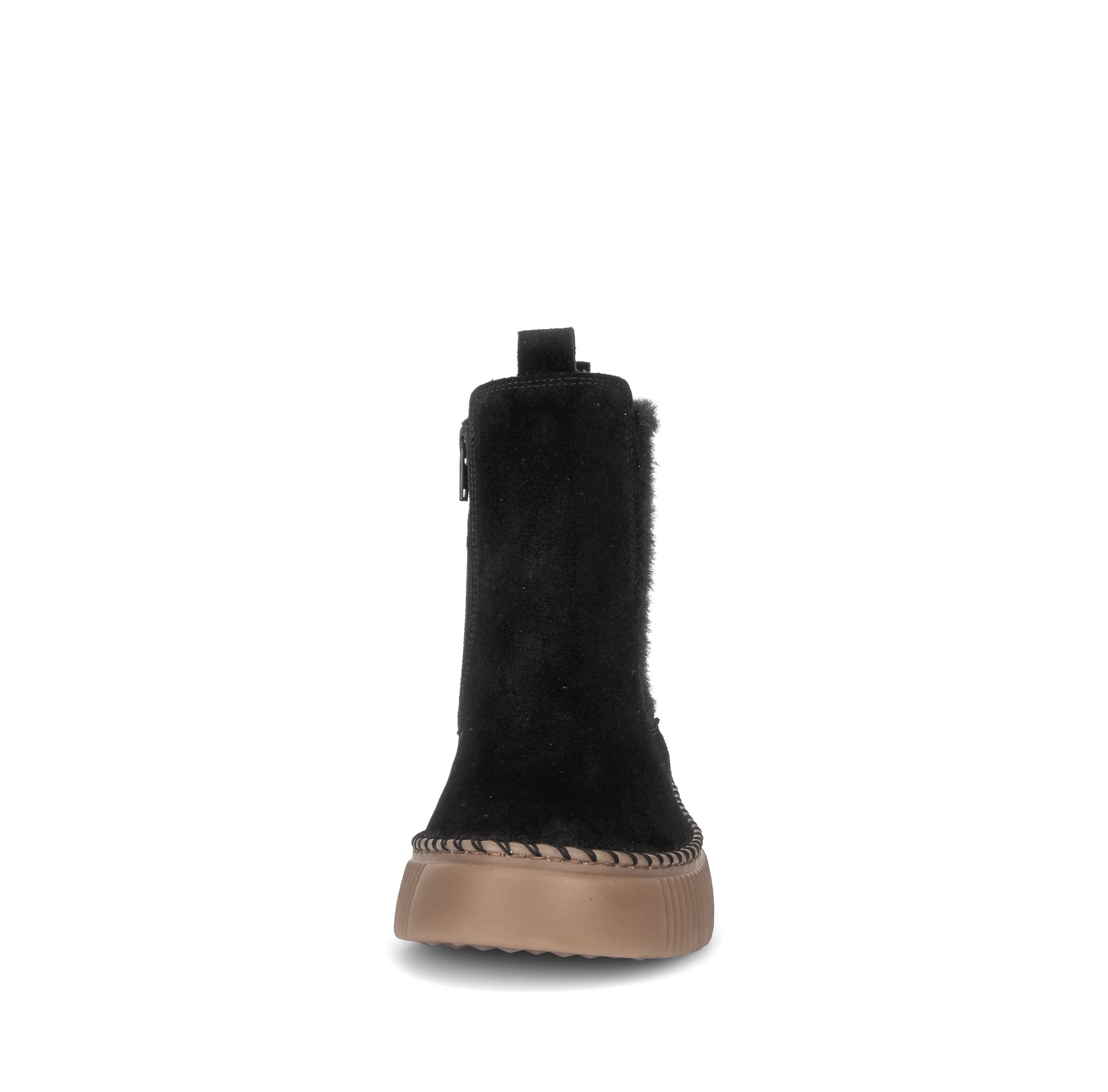 Gabor Chelseaboots Plateau, Stiefelette mit zwei Anziehlaschen