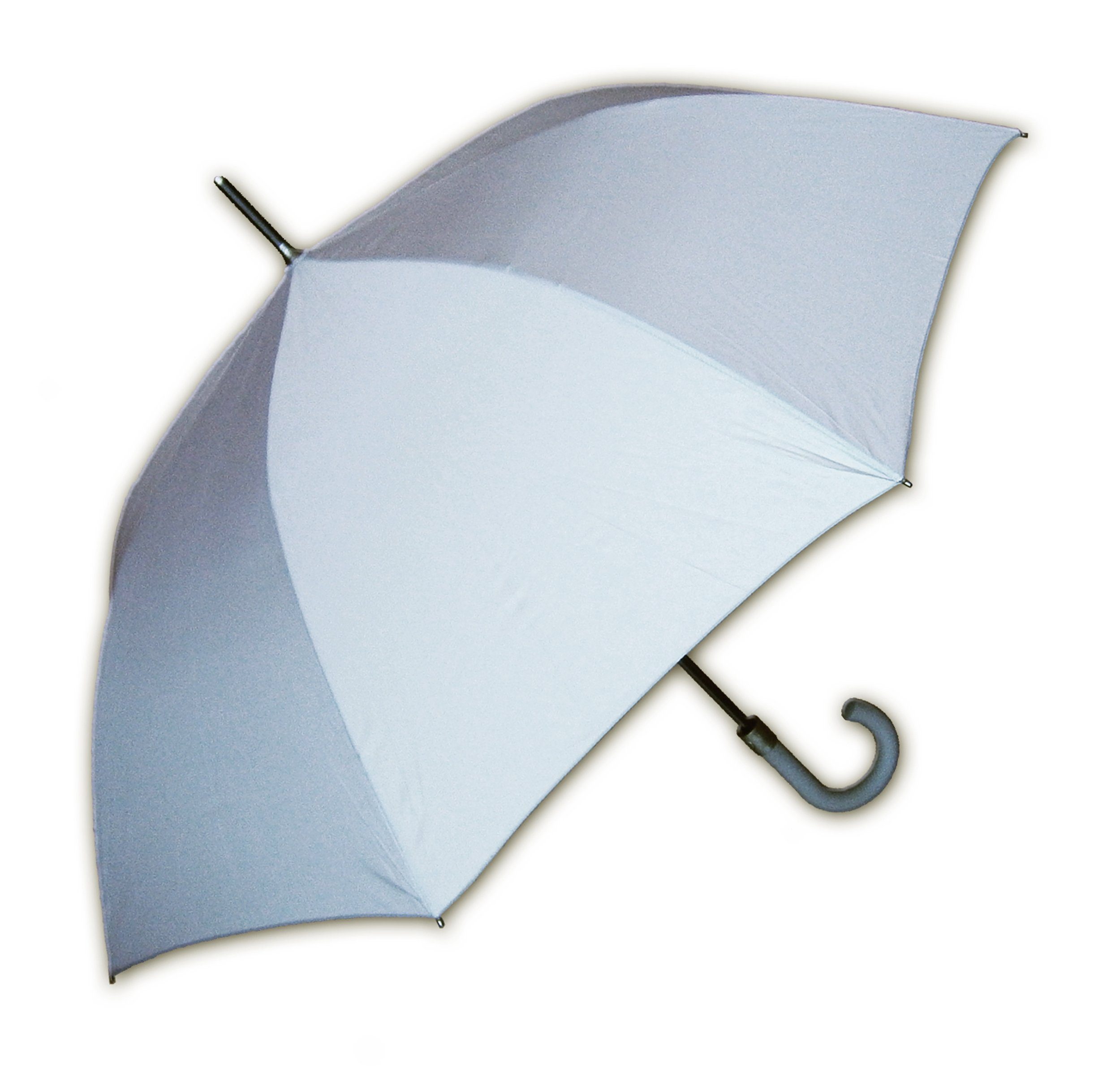 Stockregenschirm Automatik STOCKSCHIRM Ø103 cm Grau 85cm Windproof 1109 (Grau)