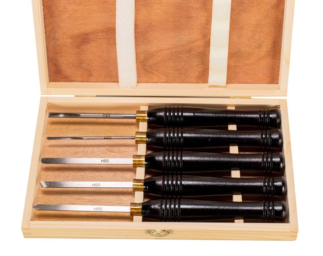 myMAW Drechselbank 5 x Profi HSS Drechselmesser Satz Drechseleisen Drechselbank Dre…