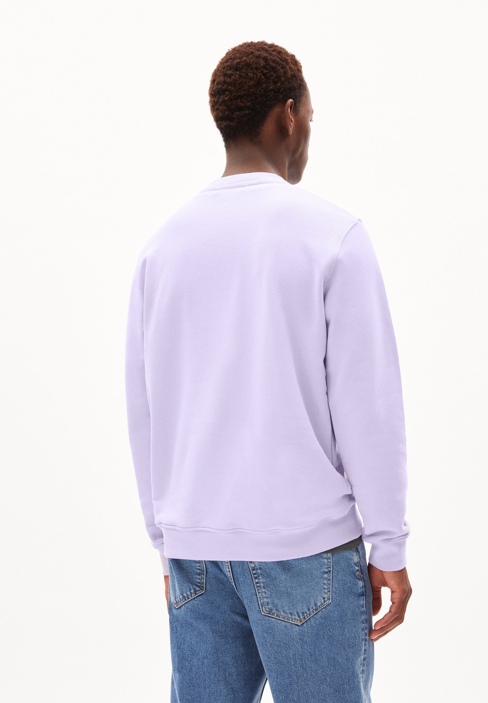 light lavender COMFORT Sweatshirt (1-tlg) BAARO Herren Armedangels