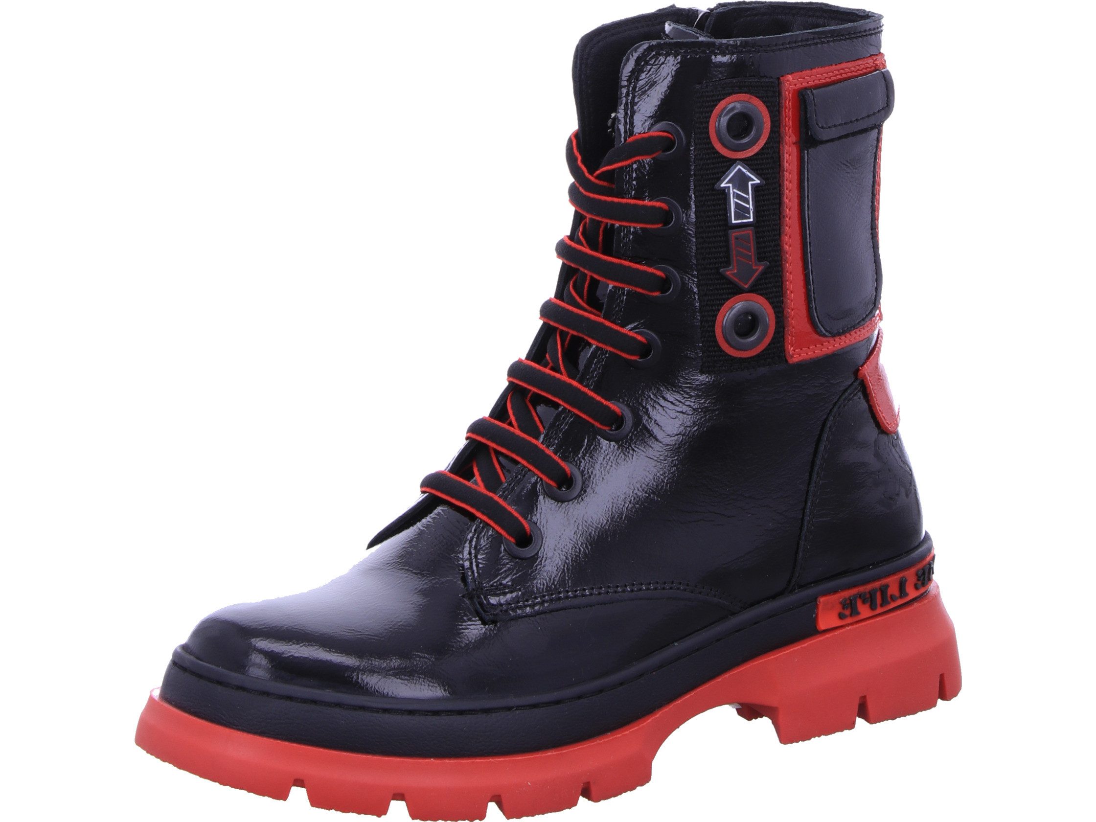 2go Fashion Schnrboots Mit Kontrast Details