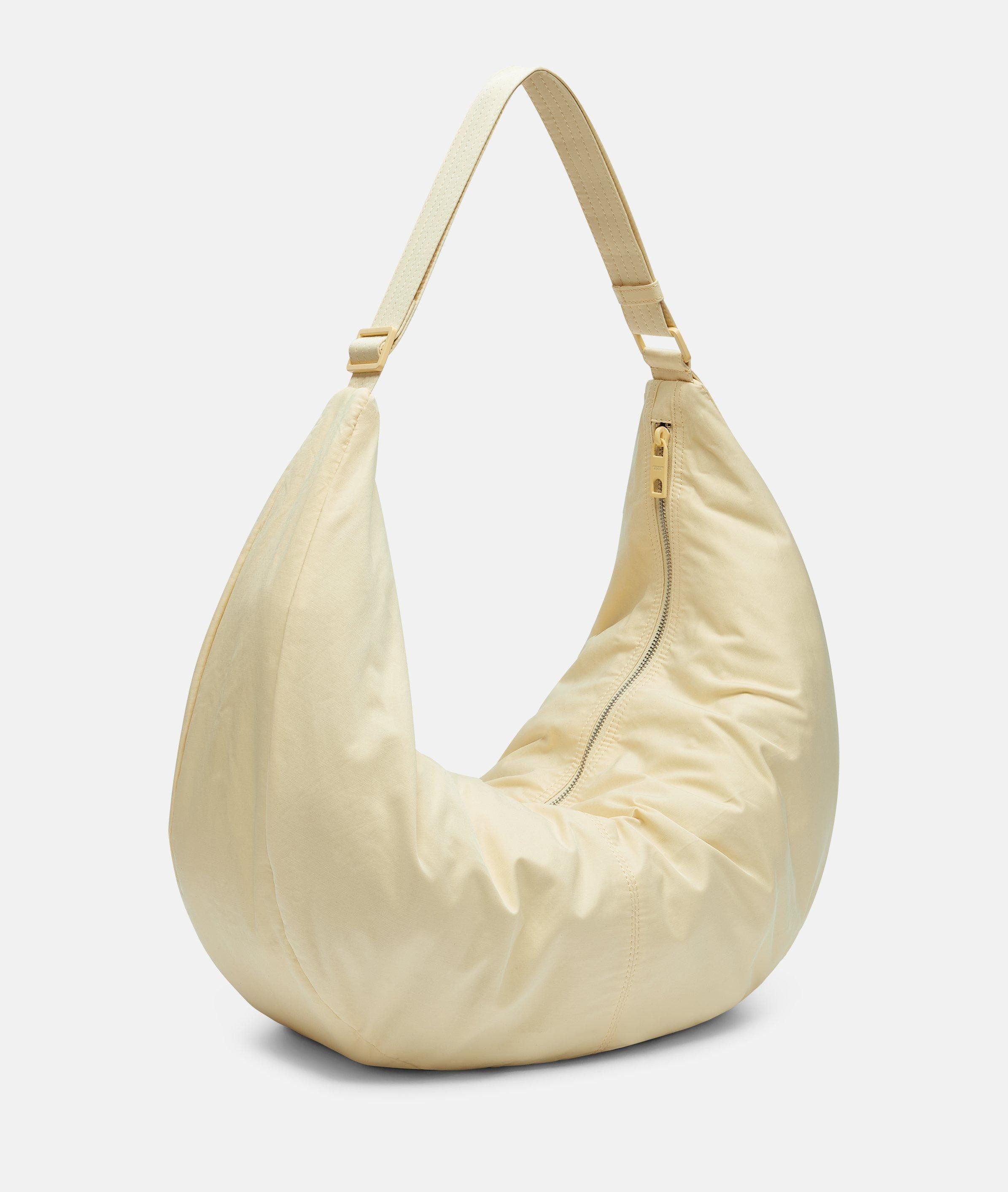 Liebeskind Berlin Schultertasche Nylon Moon Hobo L, Große Hobo-Bag aus Nylon