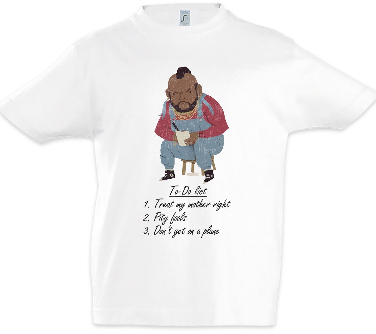 Print-Shirt Ba To-Do List Kinder T-Shirt The A Murdock B. A. Team Hannibal Baracus